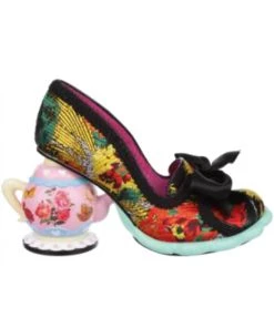 Irregular Choice Elevenses Teapot Pumps In Black New In
