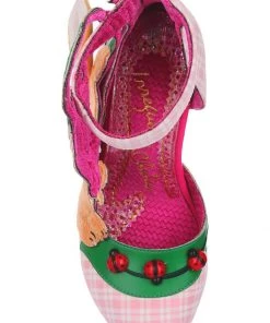 Irregular Choice Good Seed Bunny Ladybug Pumps Peach New In