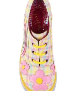 Irregular Choice Rainbows And Love 60's Platform Pumps Pastels