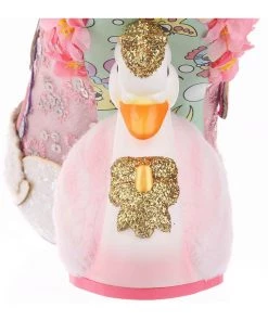 New In Irregular Choice Pedalo Date Swan Pumps Peach Pink