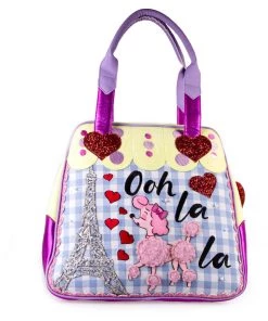 New In Irregular Choice Paris Parade Poodle Bag