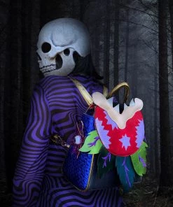 New In Irregular Choice Halloween Biting Blossom Backpack Petrol