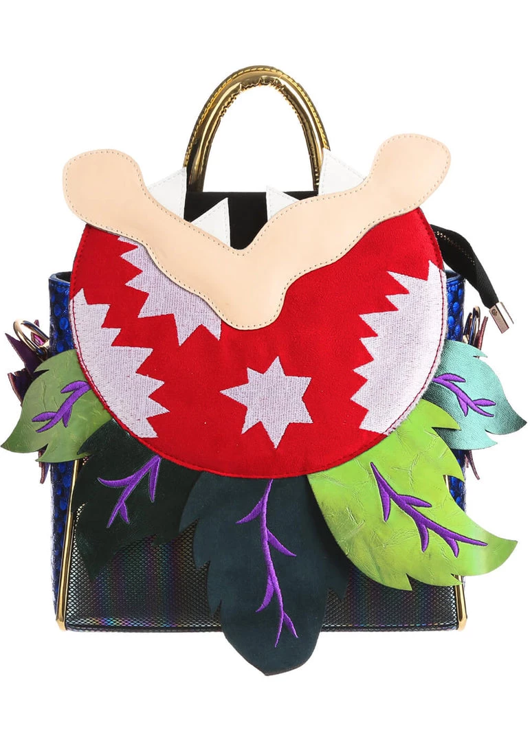 New In Irregular Choice Halloween Biting Blossom Backpack Petrol