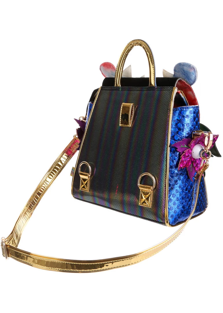 New In Irregular Choice Halloween Biting Blossom Backpack Petrol