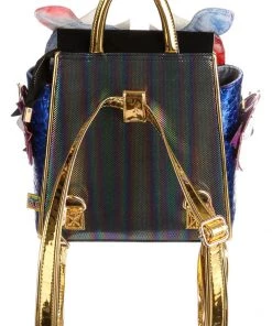 New In Irregular Choice Halloween Biting Blossom Backpack Petrol