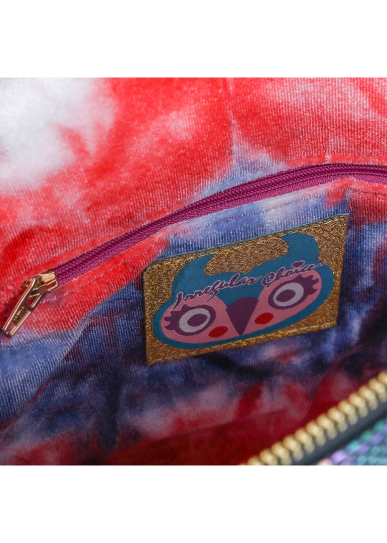 New In Irregular Choice Halloween Biting Blossom Backpack Petrol