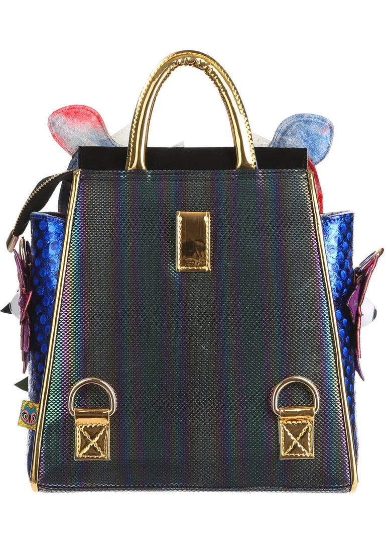 New In Irregular Choice Halloween Biting Blossom Backpack Petrol