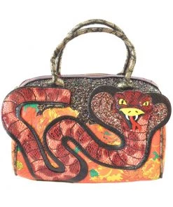 New In Irregular Choice Be Charming Jellie Snake Bag Red