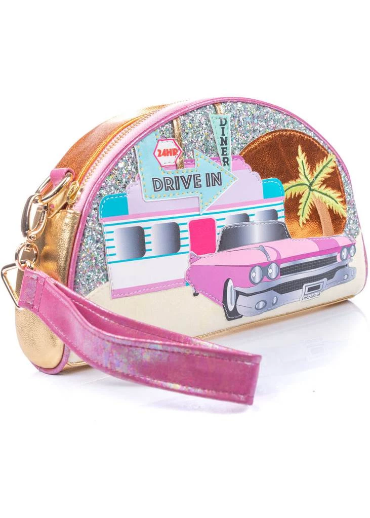 New In Irregular Choice Miami Slice 50's Bag Pink