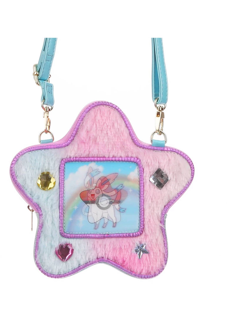 New In Irregular Choice Pokémon Sparkle Sky Purse Pink