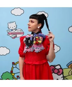 New In Irregular Choice X Hello Kitty Scarf Pink