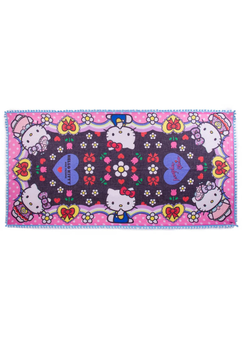 New In Irregular Choice X Hello Kitty Scarf Pink