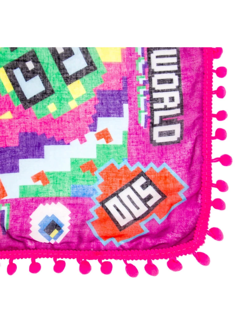 New In Irregular Choice Gaming Scarf Green Yellow