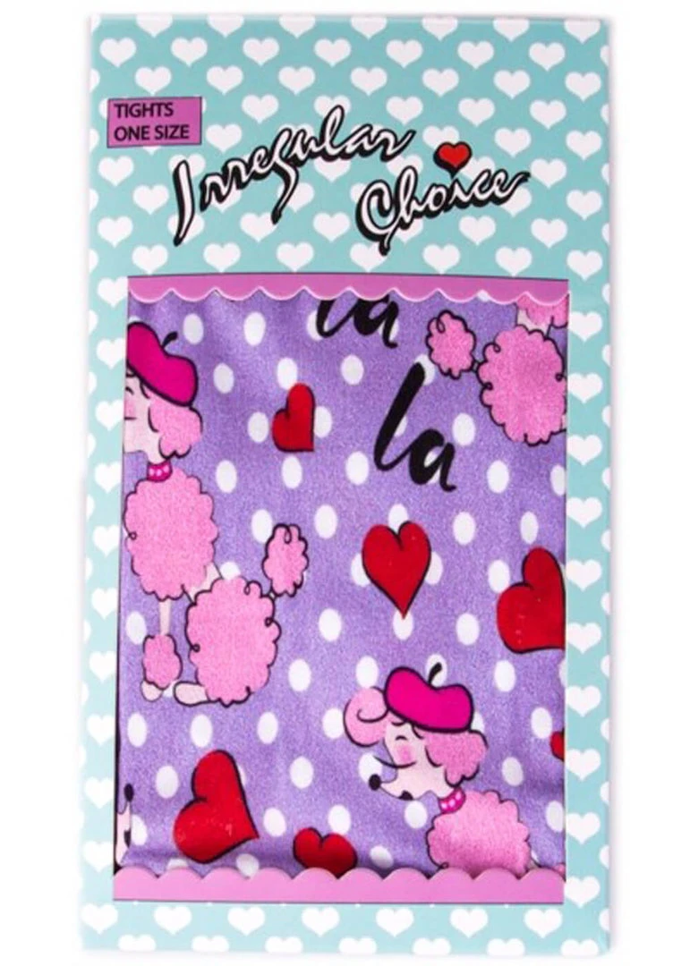 Irregular Choice Poodle Leggings Multicolour New In