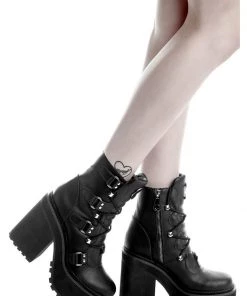 Killstar Broom Rider Moon Boots Black New In