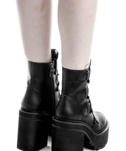 Killstar Broom Rider Moon Boots Black New In