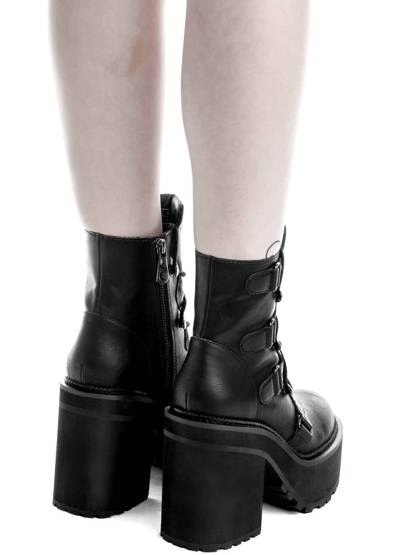 Killstar Broom Rider Moon Boots Black New In