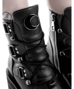 Killstar Broom Rider Moon Boots Black New In