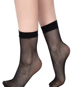 New In Killstar Courtney Fishnet Socks Black