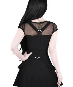 New In Killstar Kounter Kulture Skater Dress Black