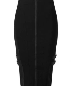 New In Killstar Decibel 80's Pencil Skirt Black