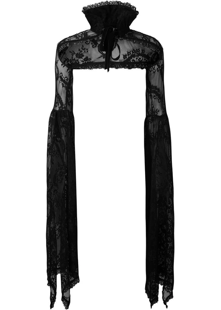 Killstar In Exile Lace Bolero Black