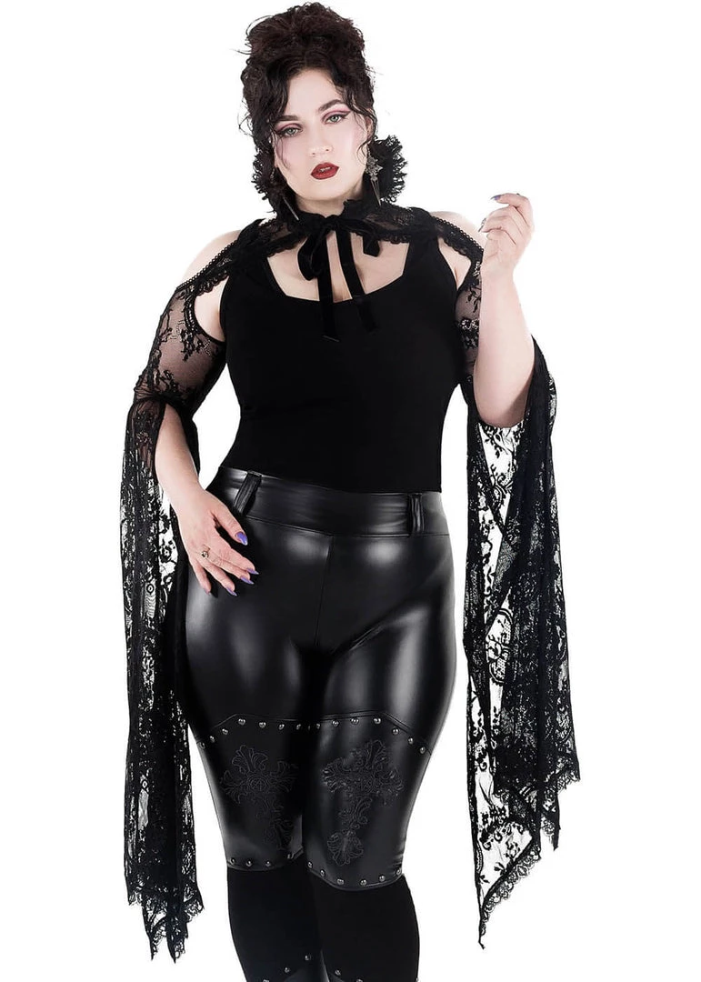 Killstar In Exile Lace Bolero Black