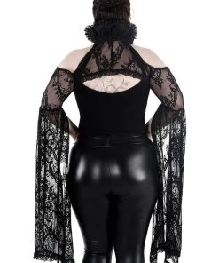Killstar In Exile Lace Bolero Black