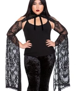 Killstar In Exile Lace Bolero Black