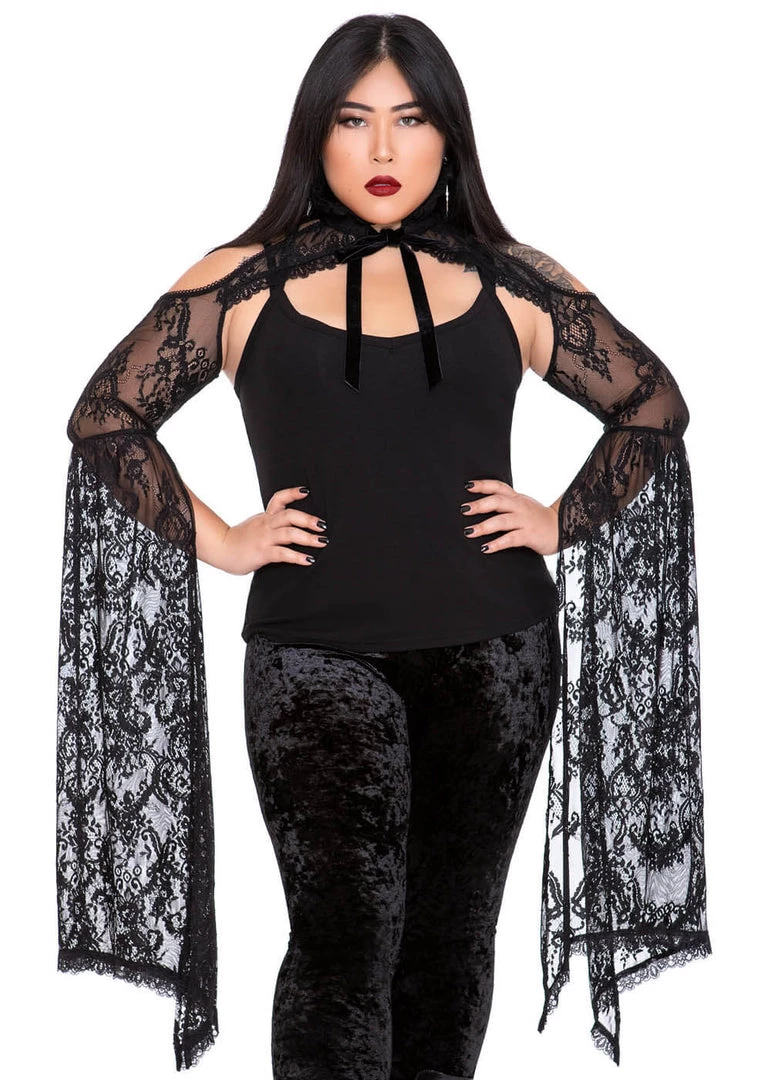 Killstar In Exile Lace Bolero Black