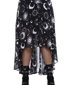 New In Killstar Astral Light 70's Maxi Skirt Black