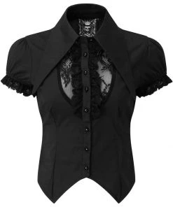 New In Killstar Devil's Claw 60's Top Black