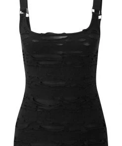 Killstar Machete Distressed Top Black New In