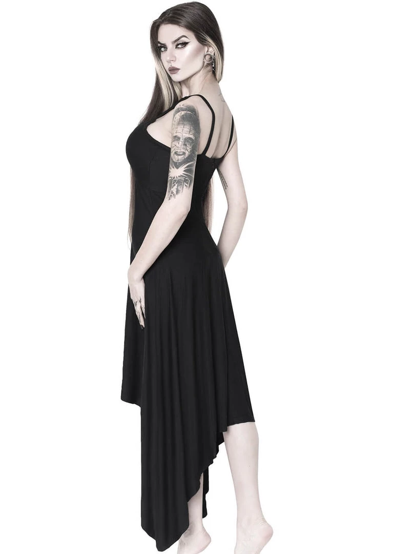 Killstar Eternity Pentagram Maxi Dress Black