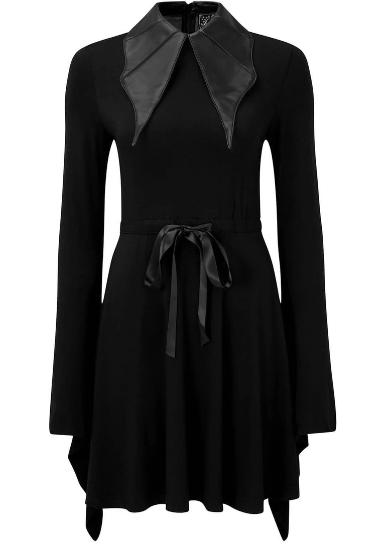Killstar I'm Bats Collar Dress Black New In