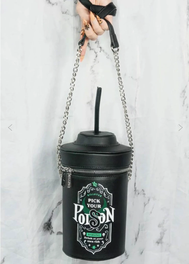 Killstar Pick Your Poison Handbag Black