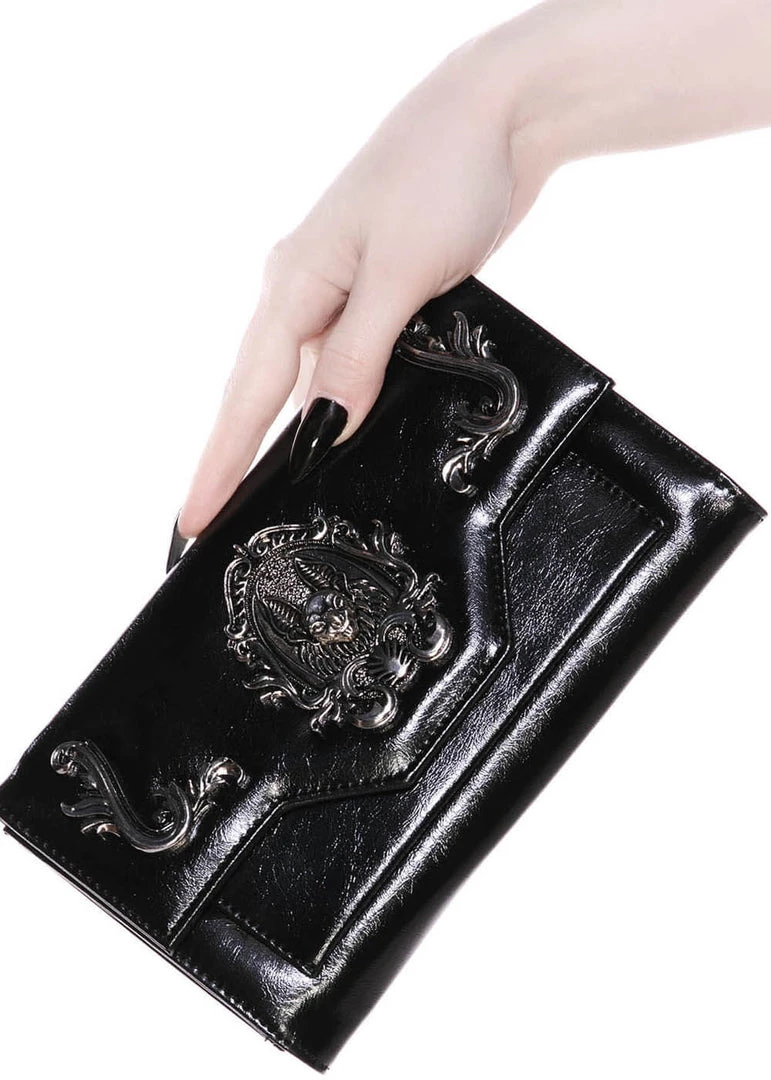 New In Killstar Old Souls Bat Wallet Black