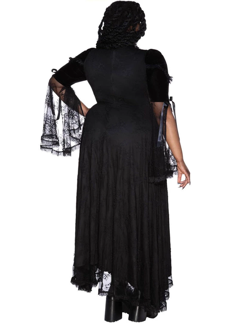 Killstar Countess Lace Maxi Dress Black