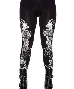 Killstar Paranoid Leggings Black New In