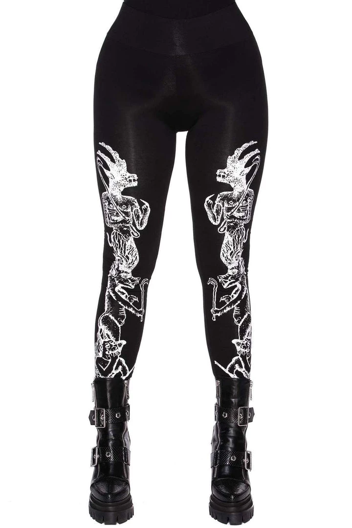 Killstar Paranoid Leggings Black New In