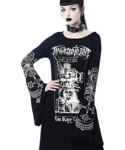 Killstar Rare To Die Trapeze Dress Black