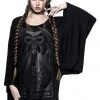 Killstar Magician Kimono Tunic T-Shirt Black