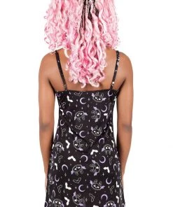 New In Killstar Lounge Batty Night Dress Black