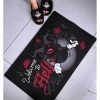 Killstar Welcome To Hell Doormat Black