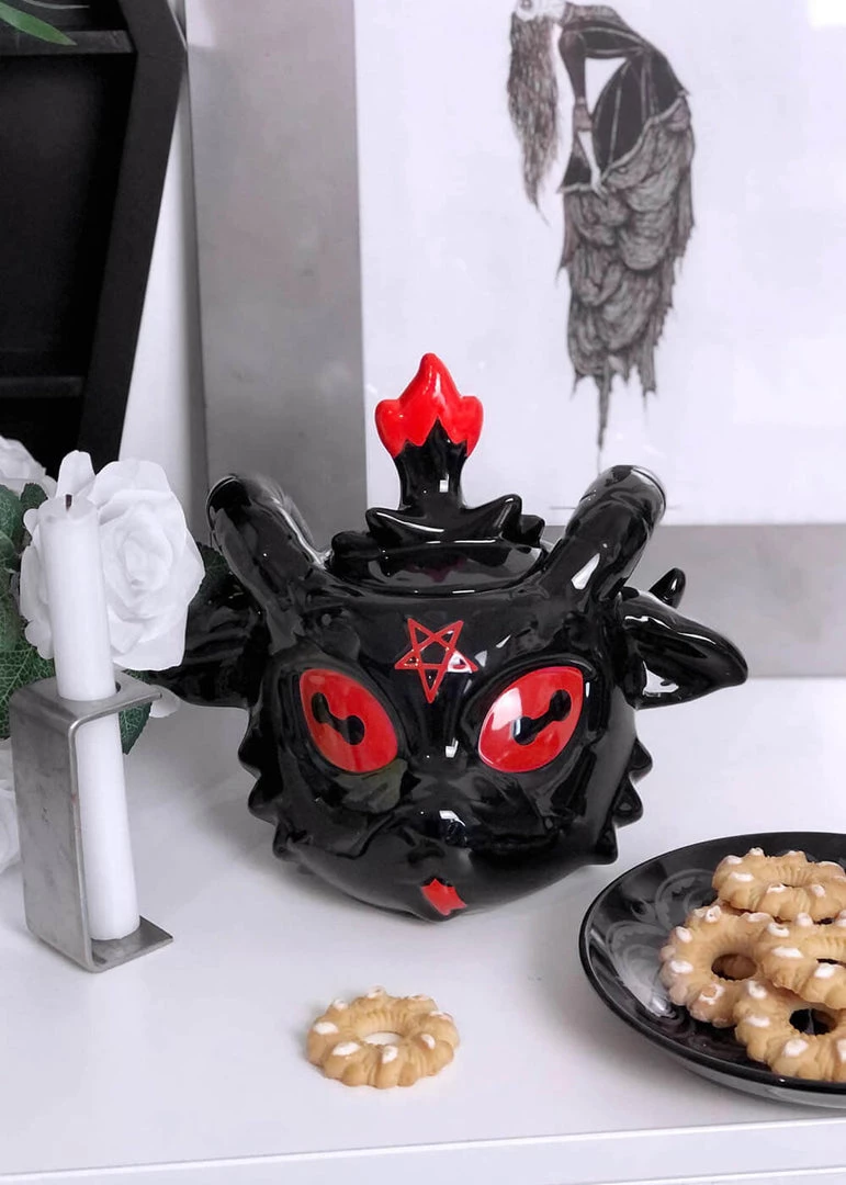 Killstar Baphomet Cookie Jar Black New In