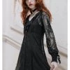 New In Killstar Cycbele Lace 70's Dress Black