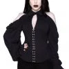 Killstar Devil's Advocate Blouse Black