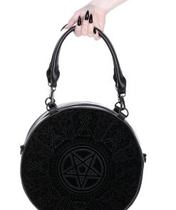 New In Killstar Super Naturalist Pentagram Handbag Black