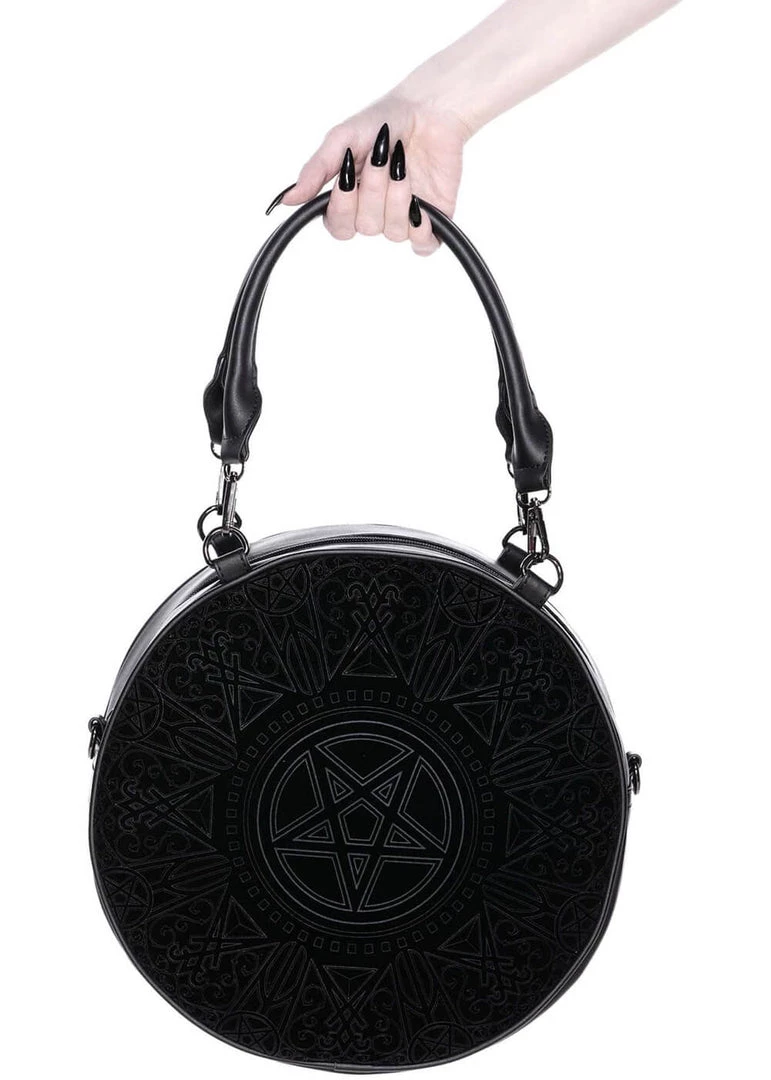 New In Killstar Super Naturalist Pentagram Handbag Black
