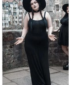 Killstar Dethroned Maxi Dress Black New In